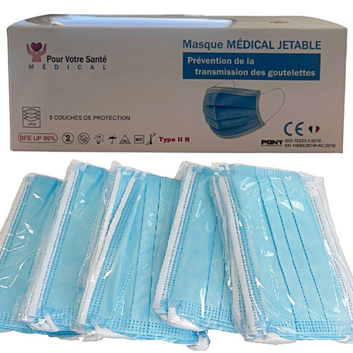 Masque Médical Bleu TYPE II R