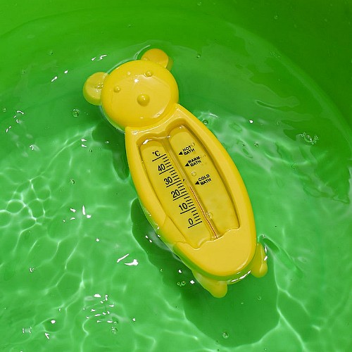 Thermomètre Bain Bébé Jaune